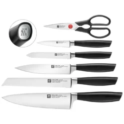 Zwilling Messerblockset Mit KiS Technologie 7-tlg, Weiß -Zwilling Geschäft 33780500 1 silver